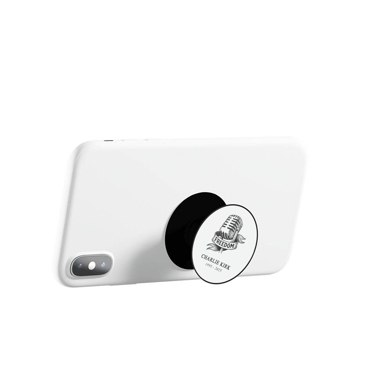 Airbag mobile phone holder - Charlie Kirk Freedom Microphone Collection
