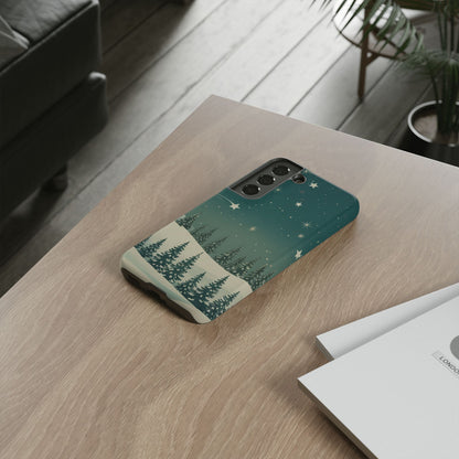 Winter Night Samsung Galaxy/Google Pixel Phone Case - Christmas Holiday Collection