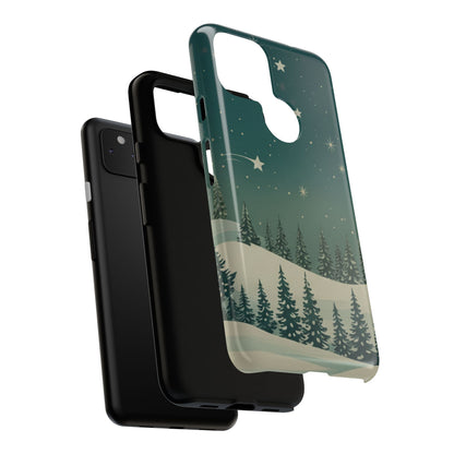 Winter Night Samsung Galaxy/Google Pixel Phone Case - Christmas Holiday Collection