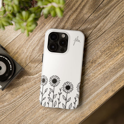 Tough Phone Case —Sunflower Signature Collection by Juli