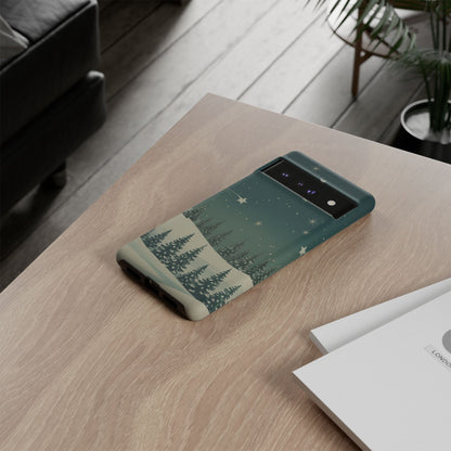 Winter Night Samsung Galaxy/Google Pixel Phone Case - Christmas Holiday Collection
