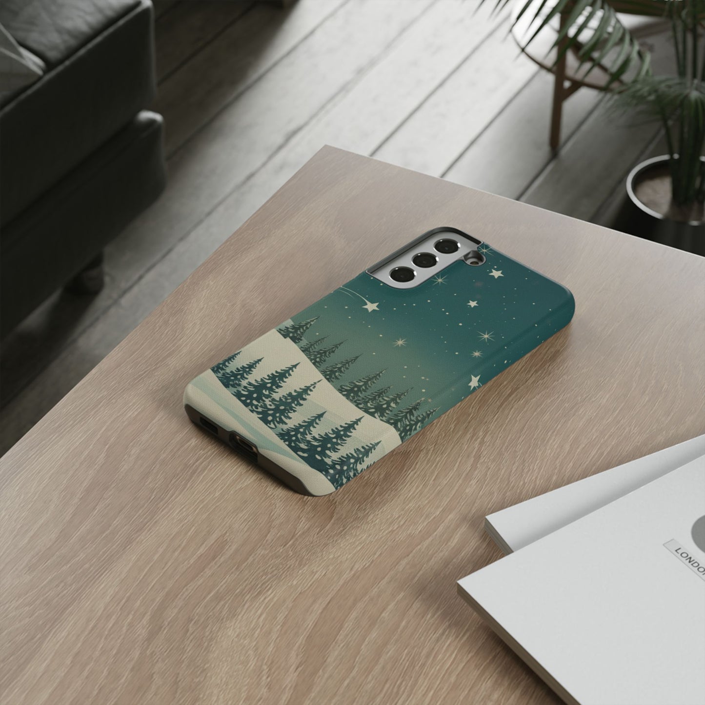 Winter Night Samsung Galaxy/Google Pixel Phone Case - Christmas Holiday Collection