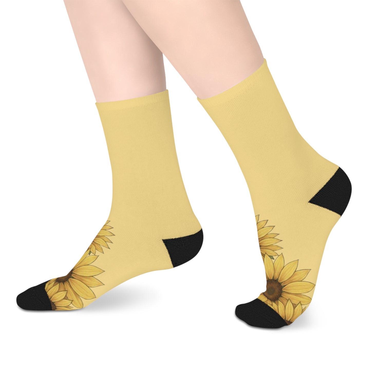 Toe Mid-Length Socks — Sunflower Signature Collection by Juli