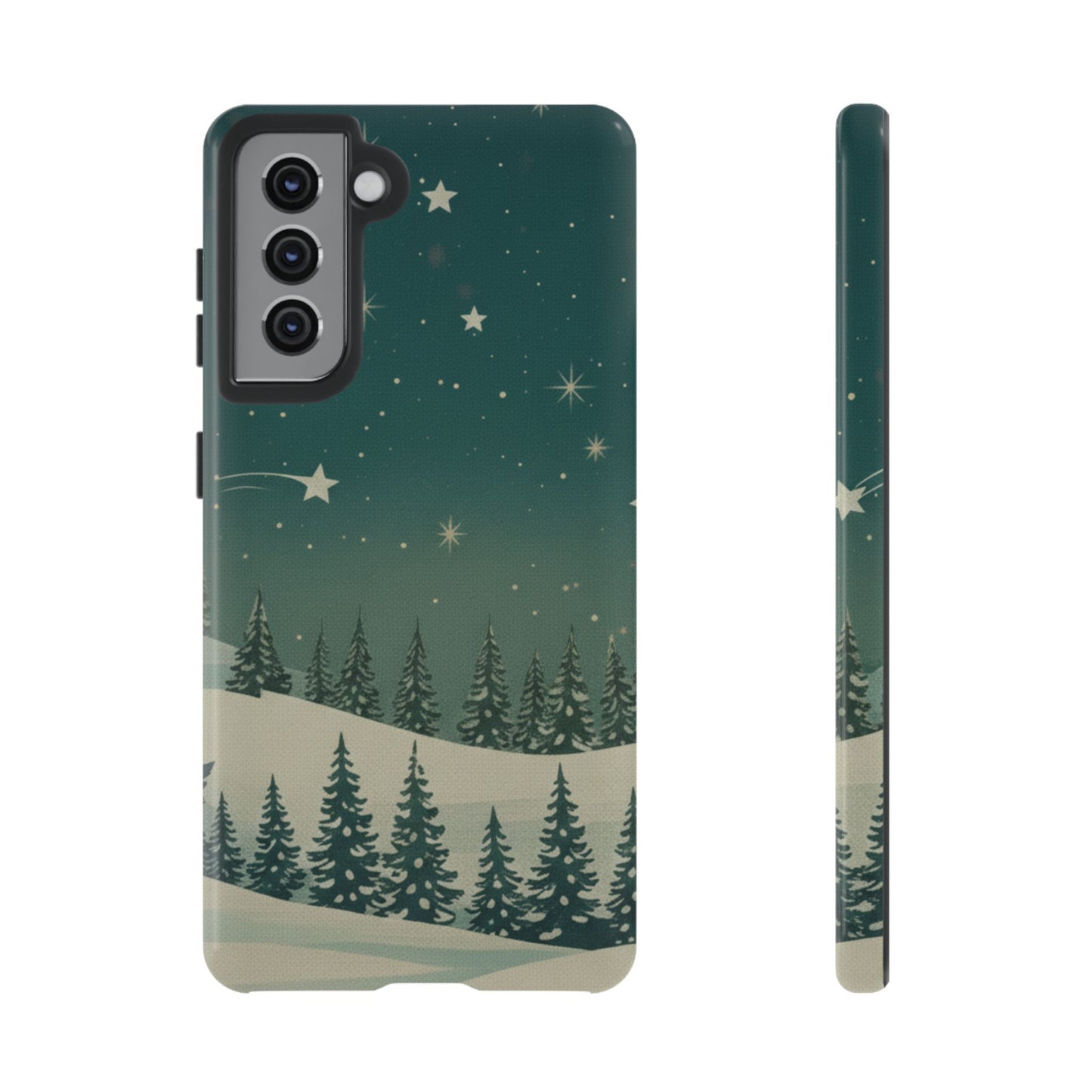 Winter Night Samsung Galaxy/Google Pixel Phone Case - Christmas Holiday Collection