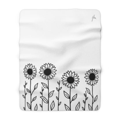 Sherpa Blanket – Sunflower Signature Collection by Juli