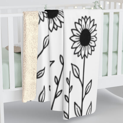 Sherpa Blanket – Sunflower Signature Collection by Juli