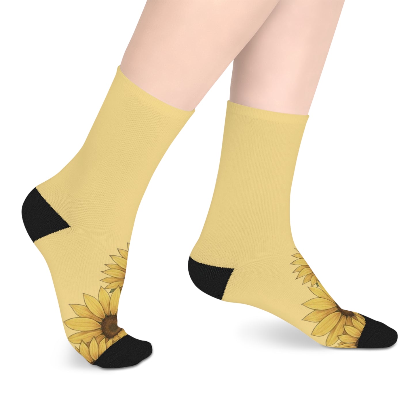 Toe Mid-Length Socks — Sunflower Signature Collection by Juli