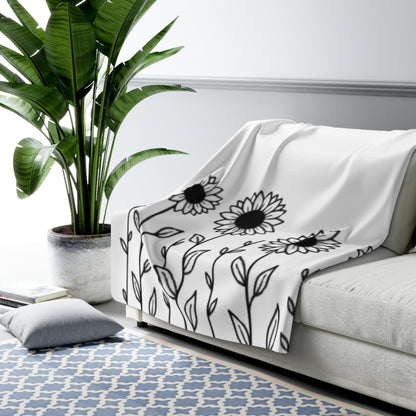 Sherpa Blanket – Sunflower Signature Collection by Juli
