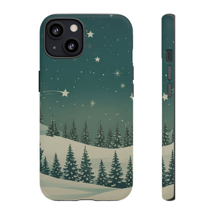 Winter Night Sky iPhone Case - Christmas Holiday Collection