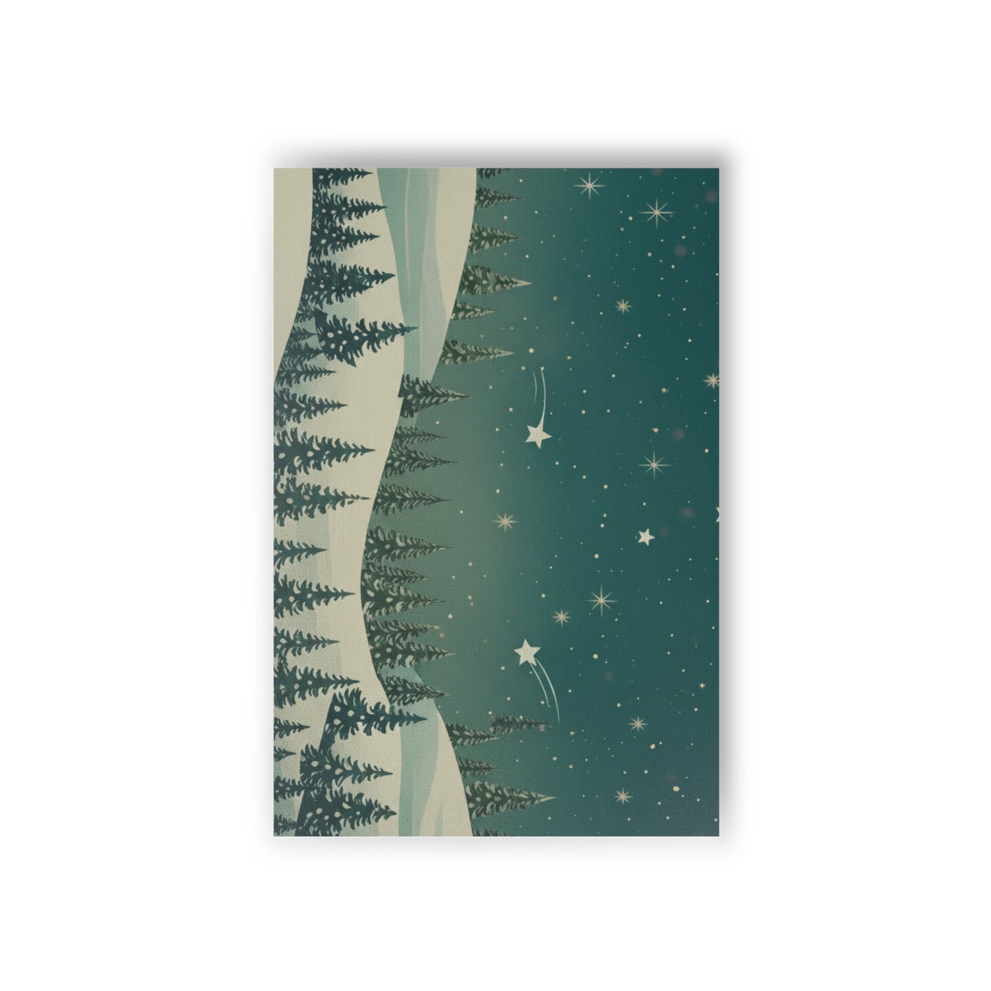 Winter Night Sky Postcards (10-Pack) - Christmas Holiday Collection