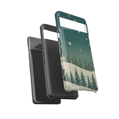 Winter Night Samsung Galaxy/Google Pixel Phone Case - Christmas Holiday Collection