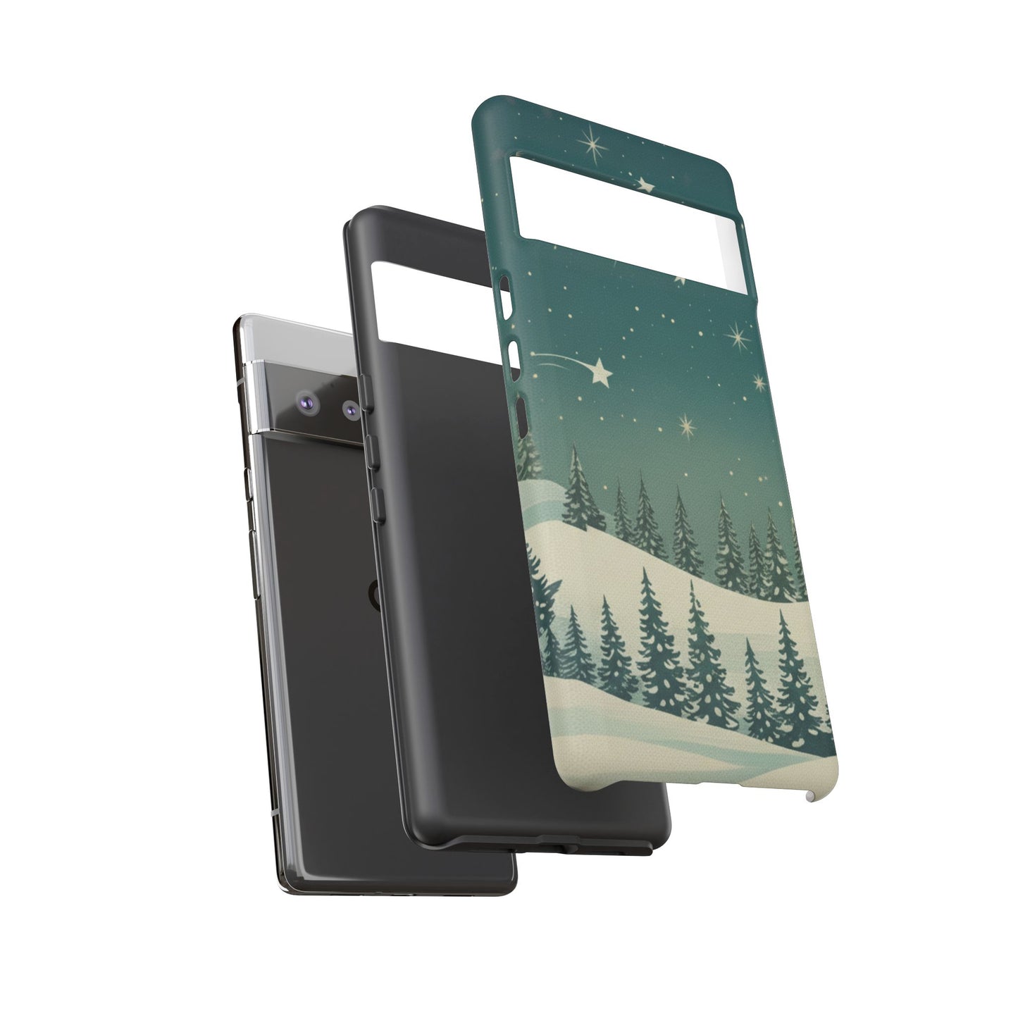 Winter Night Samsung Galaxy/Google Pixel Phone Case - Christmas Holiday Collection