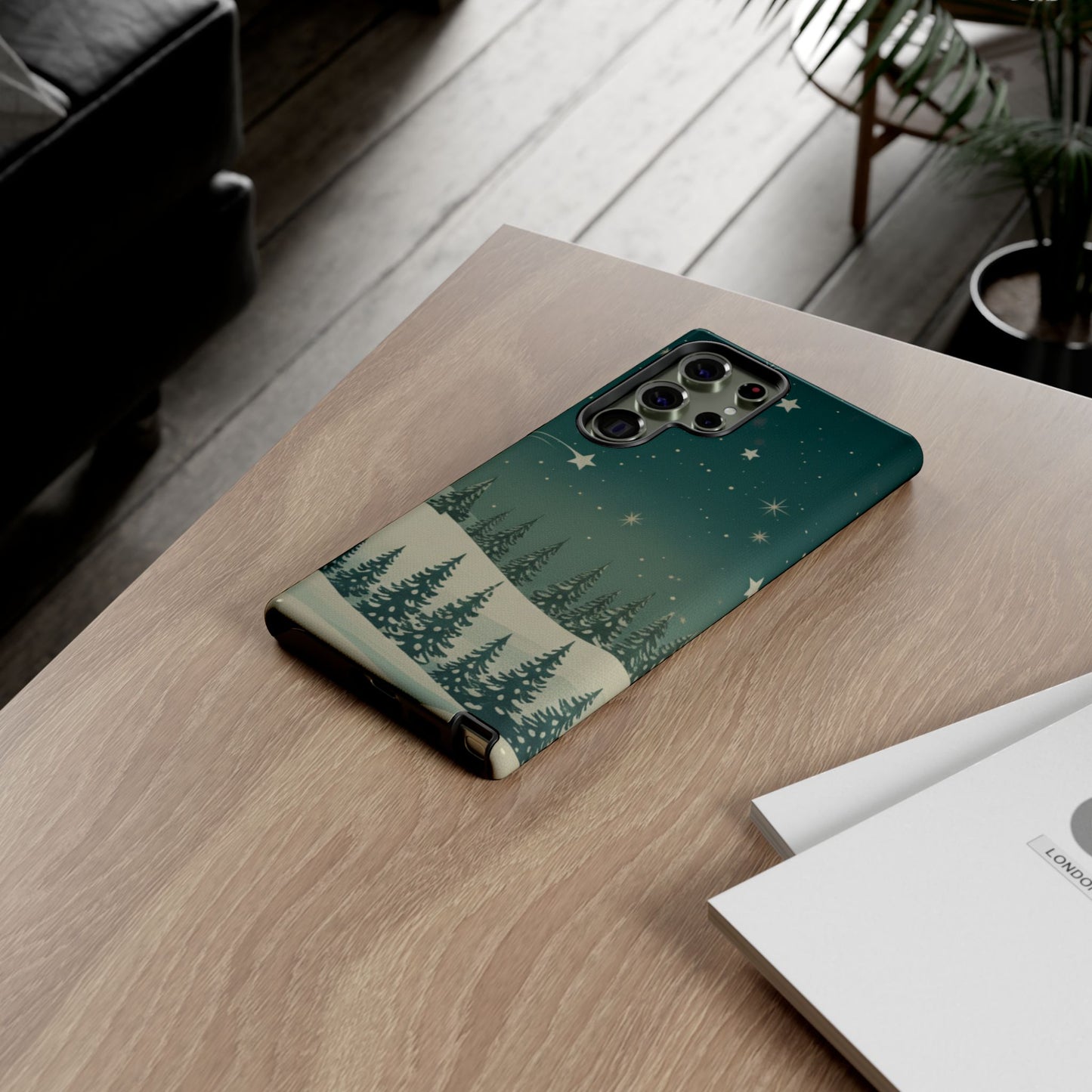 Winter Night Samsung Galaxy/Google Pixel Phone Case - Christmas Holiday Collection