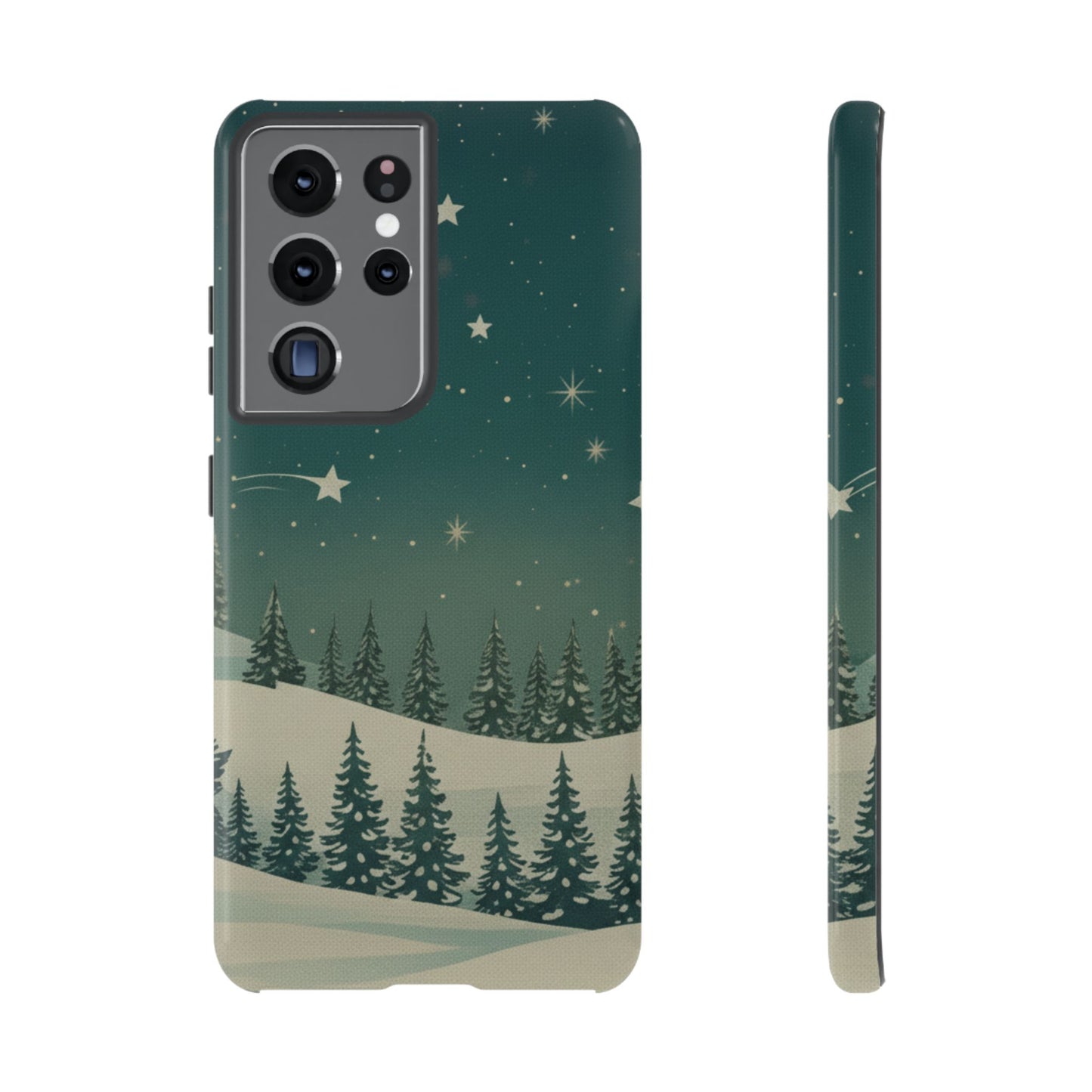 Winter Night Samsung Galaxy/Google Pixel Phone Case - Christmas Holiday Collection