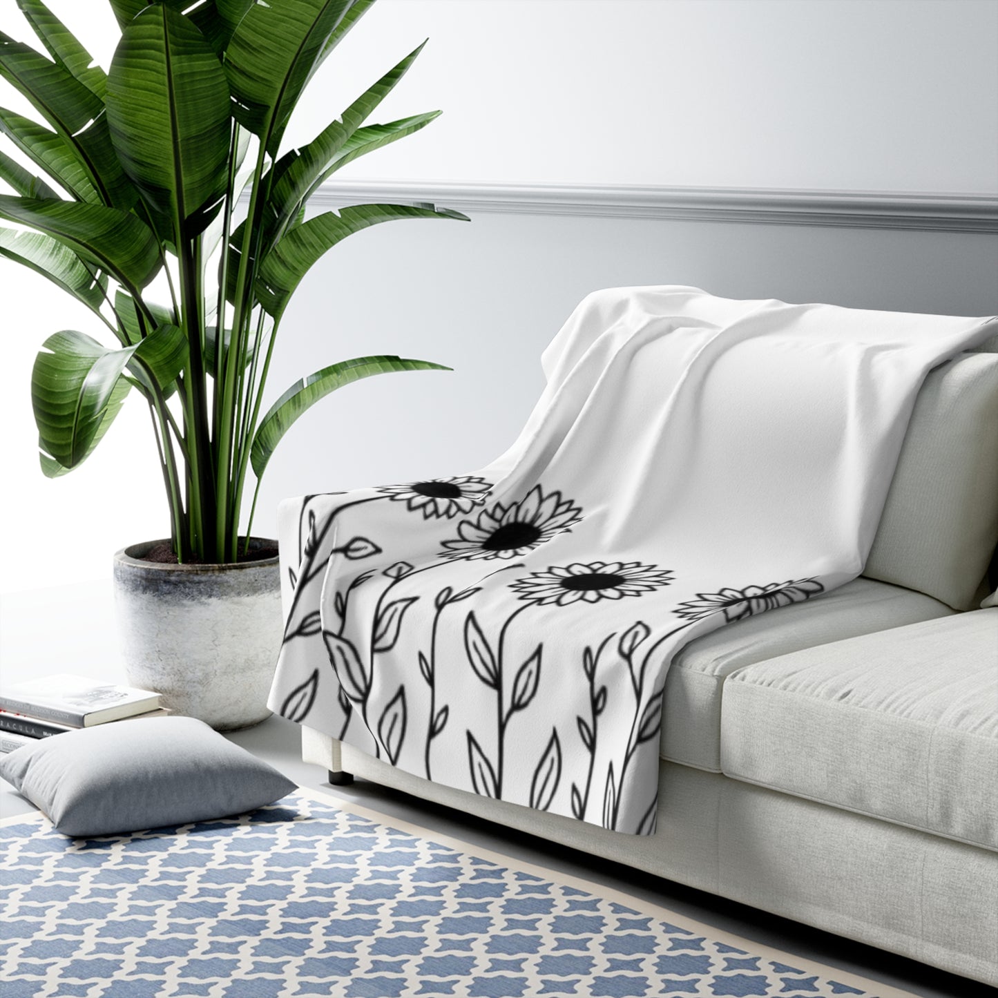 Sherpa Blanket – Sunflower Signature Collection by Juli