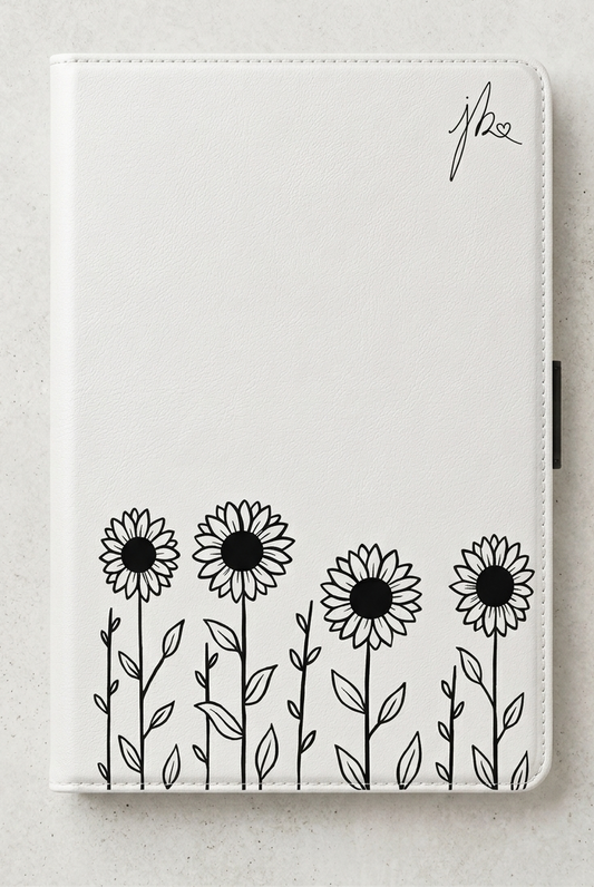 iPad Folio Case — Protective Sleeve for iPad - Sunflower Signature Collection by Juli