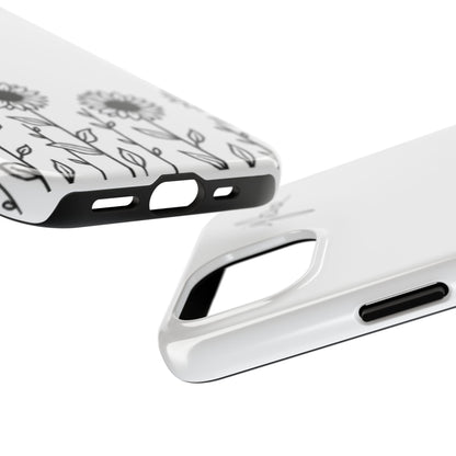 Tough Phone Case —Sunflower Signature Collection by Juli