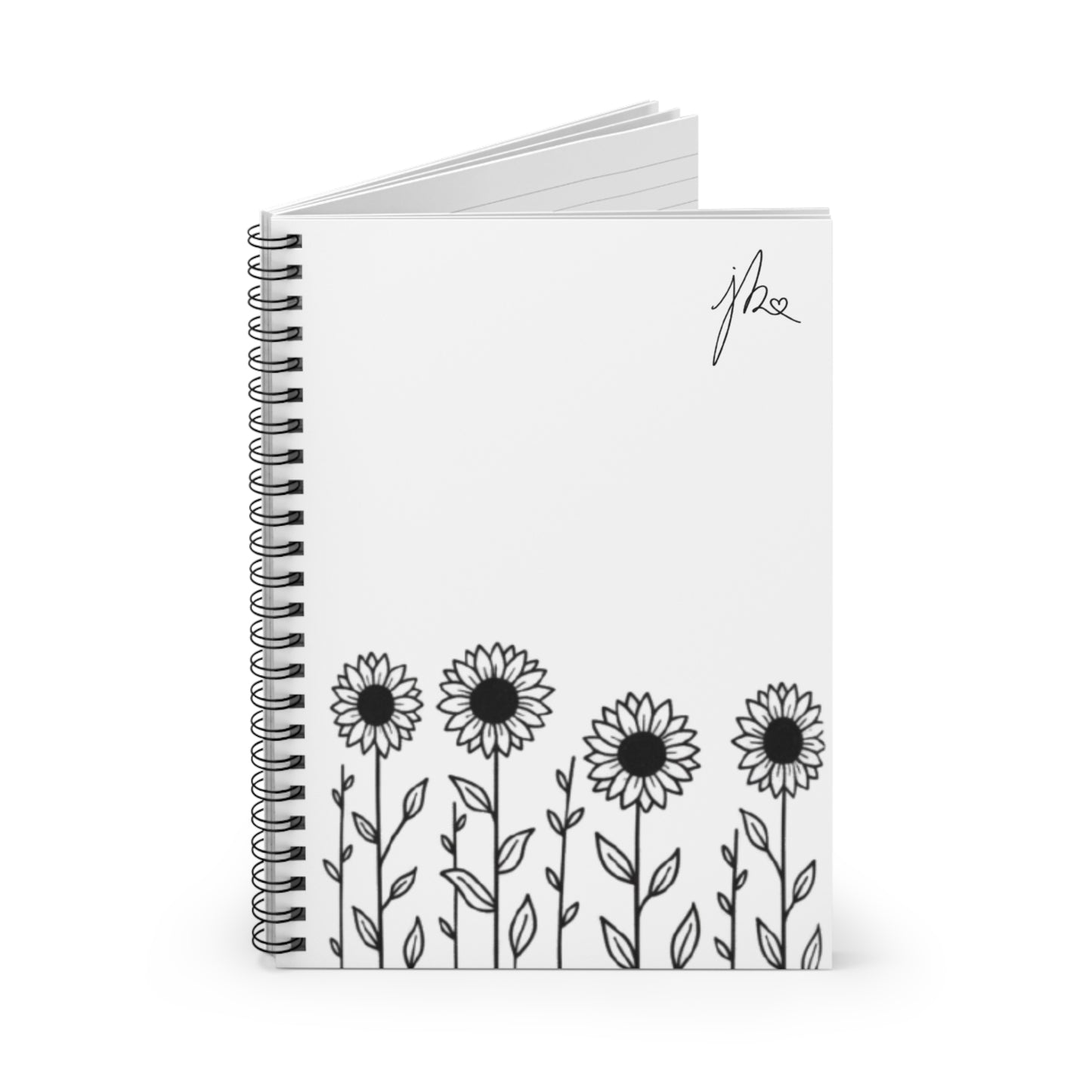 Spiral Notebook - Sunflower Signature Collection by Juli