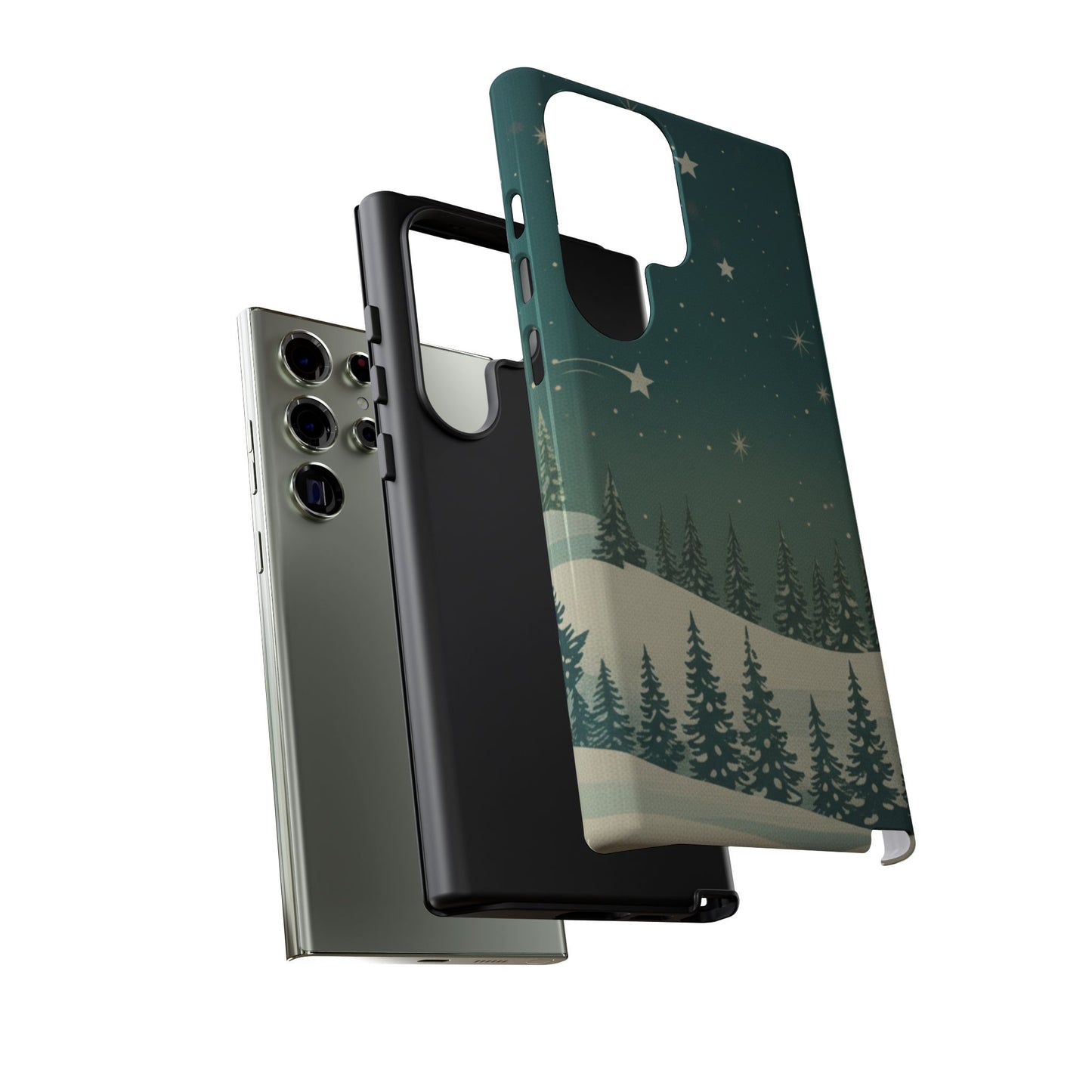 Winter Night Samsung Galaxy/Google Pixel Phone Case - Christmas Holiday Collection