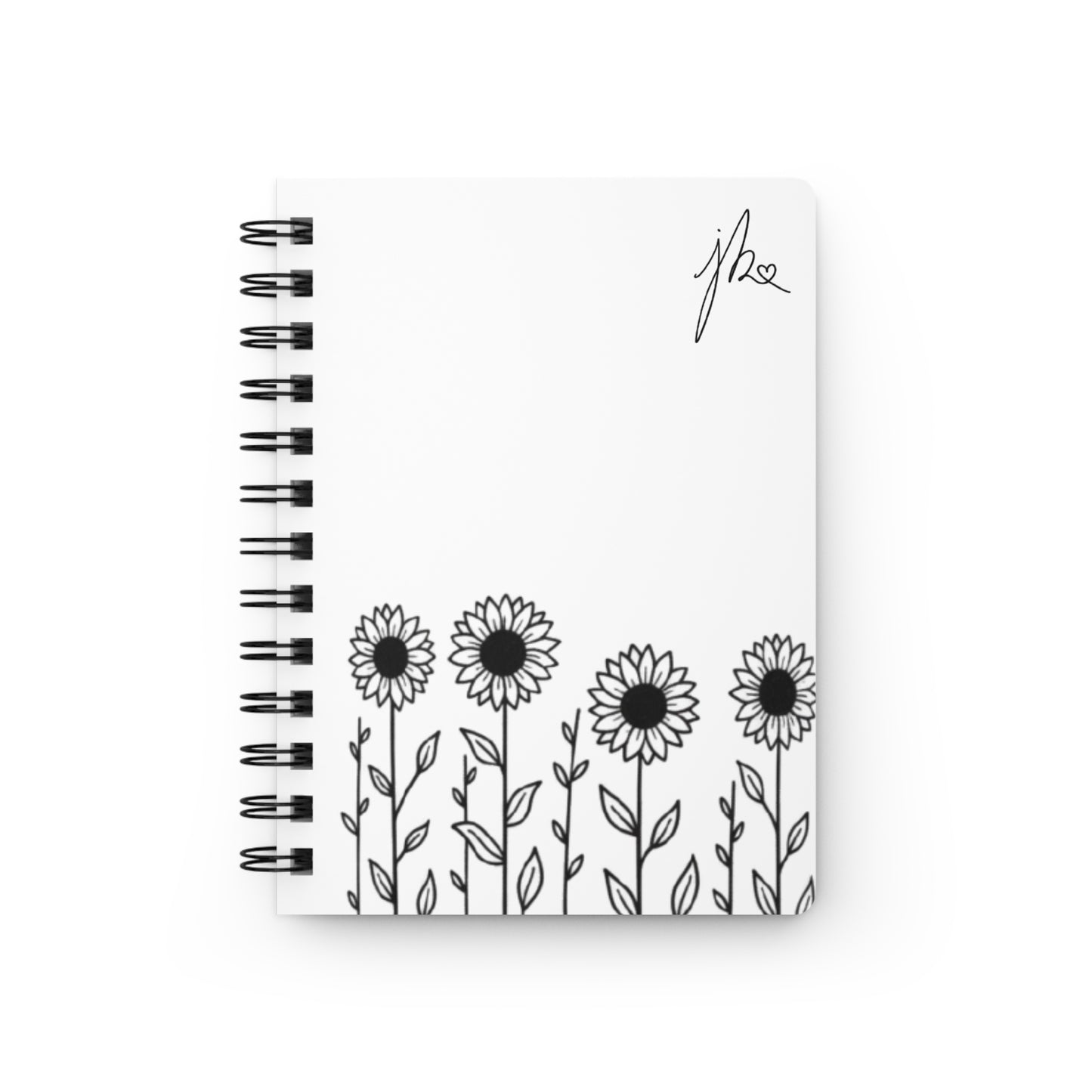 Spiral Notebook - Sunflower Signature Collection by Juli