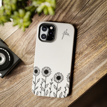 Tough Phone Case —Sunflower Signature Collection by Juli