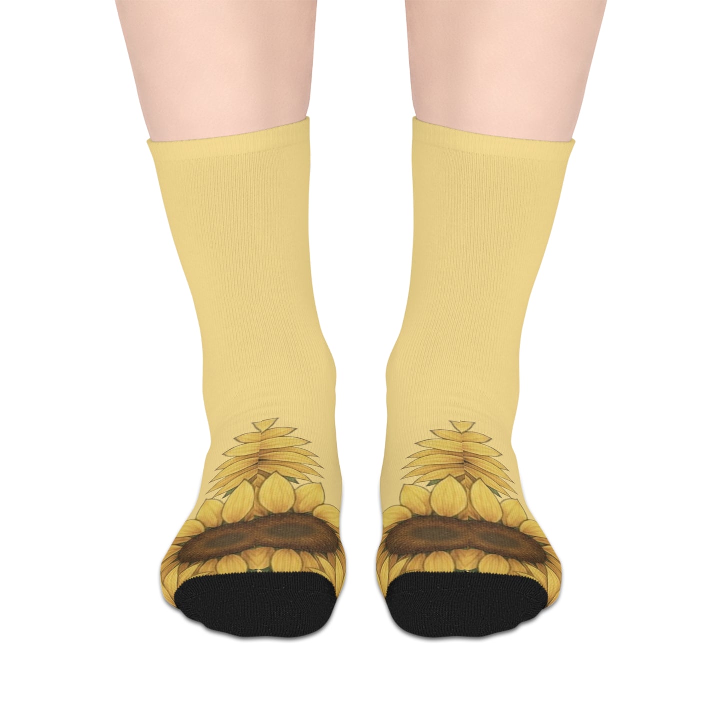 Toe Mid-Length Socks — Sunflower Signature Collection by Juli