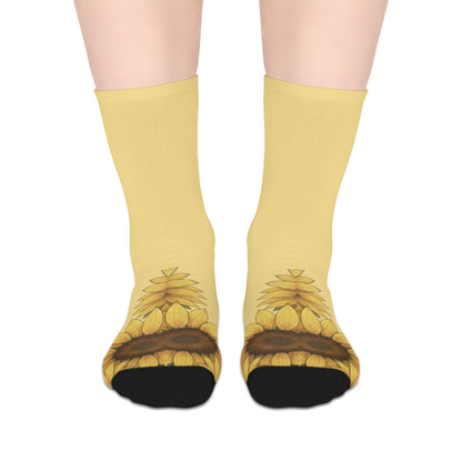 Toe Mid-Length Socks — Sunflower Signature Collection by Juli