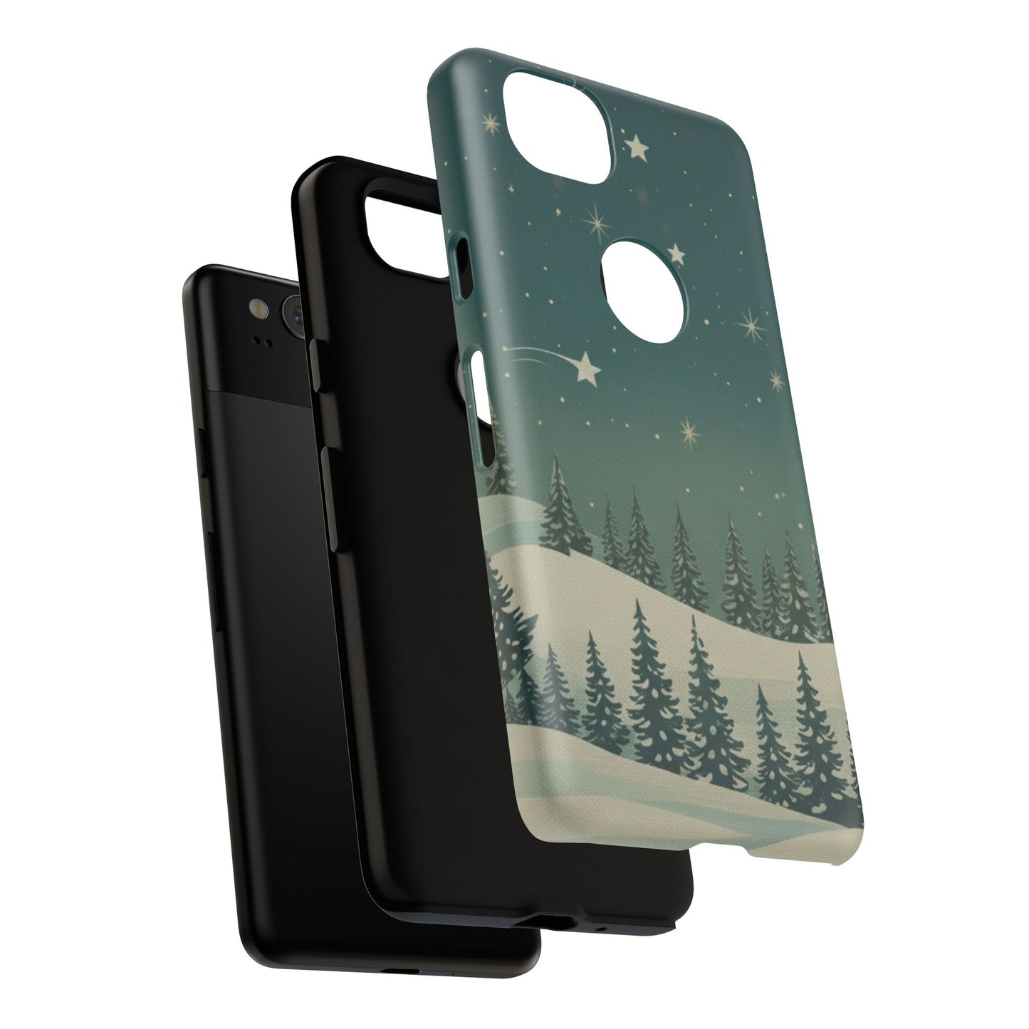 Winter Night Samsung Galaxy/Google Pixel Phone Case - Christmas Holiday Collection
