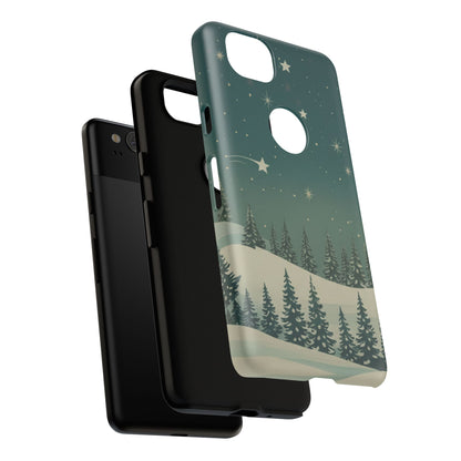 Winter Night Samsung Galaxy/Google Pixel Phone Case - Christmas Holiday Collection
