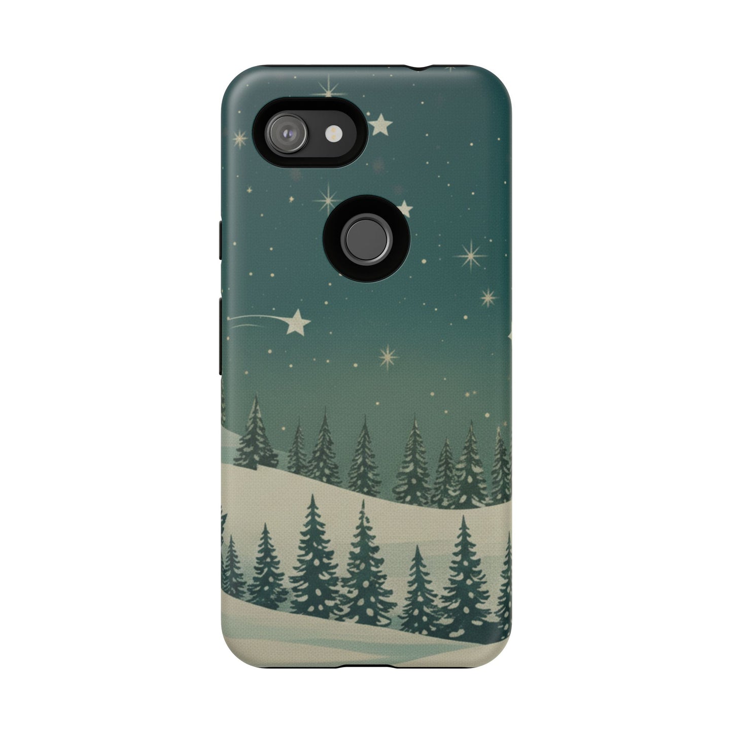 Winter Night Samsung Galaxy/Google Pixel Phone Case - Christmas Holiday Collection