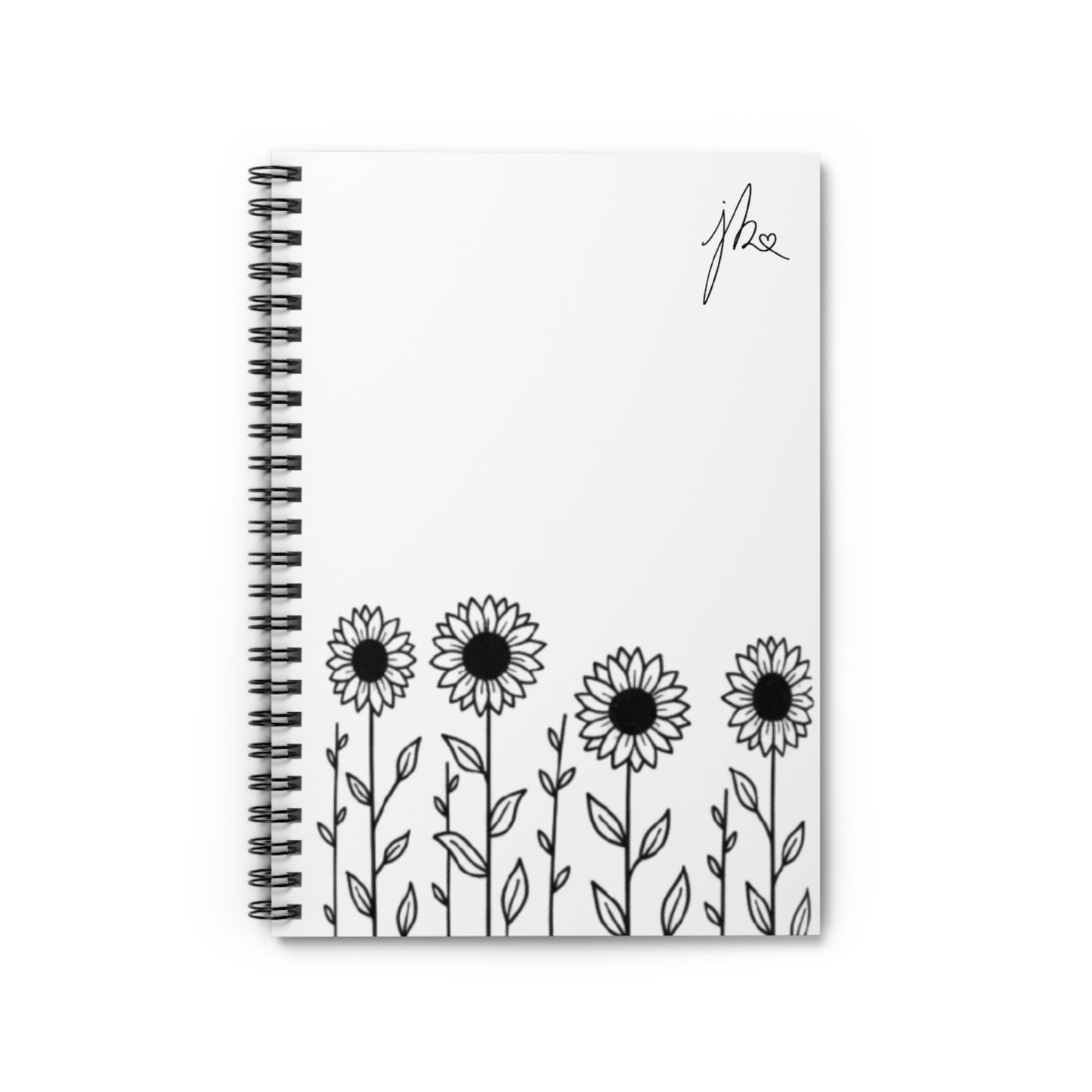 Spiral Notebook - Sunflower Signature Collection by Juli