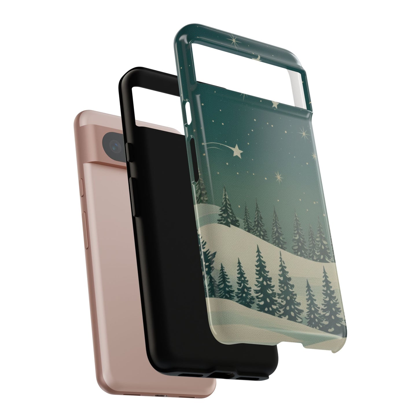 Winter Night Samsung Galaxy/Google Pixel Phone Case - Christmas Holiday Collection