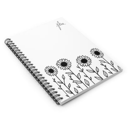 Spiral Notebook - Sunflower Signature Collection by Juli