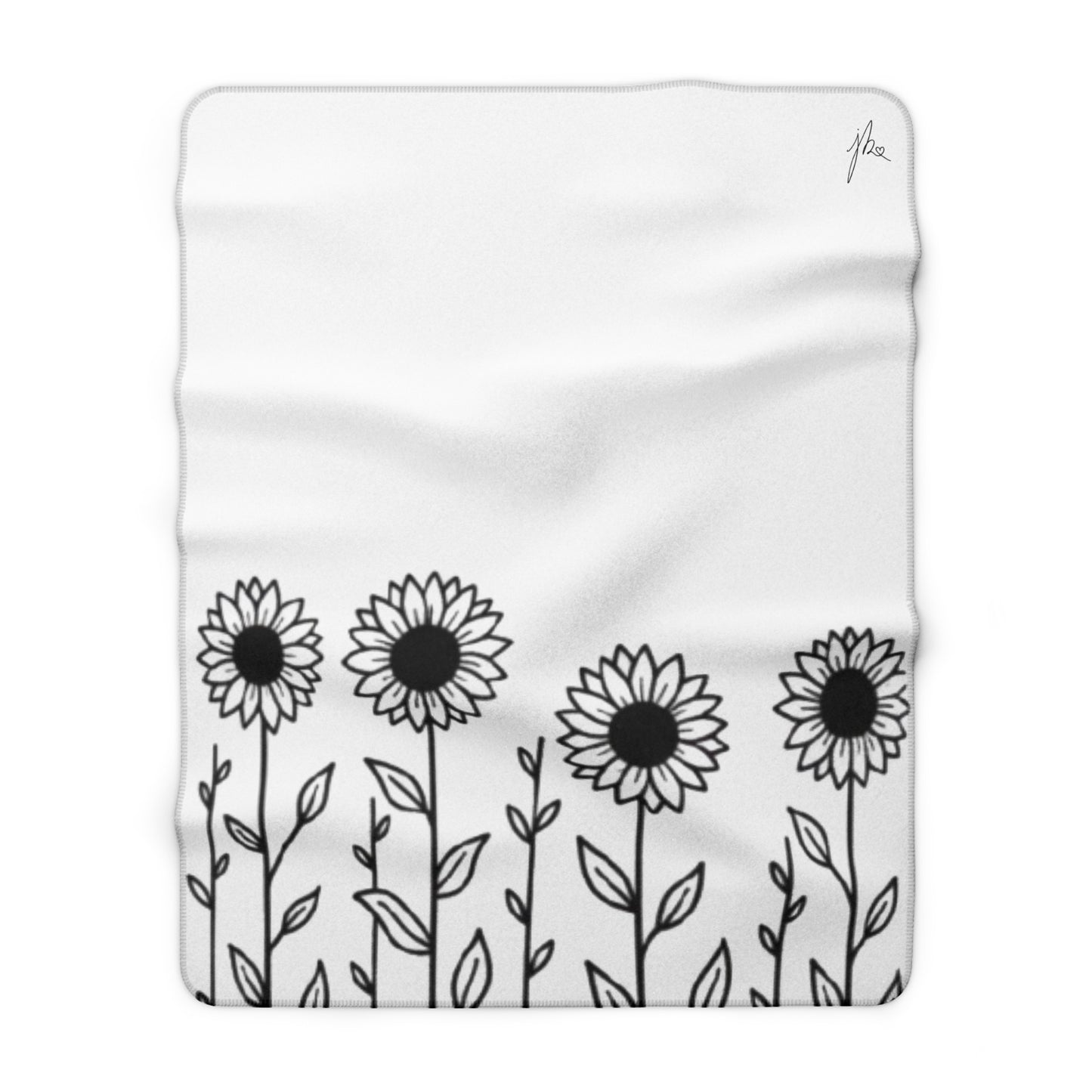 Sherpa Blanket – Sunflower Signature Collection by Juli