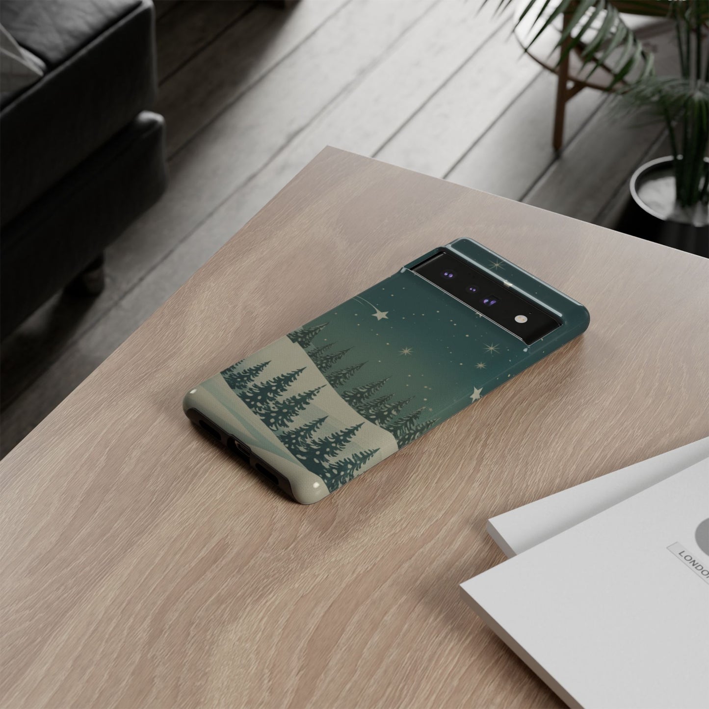 Winter Night Samsung Galaxy/Google Pixel Phone Case - Christmas Holiday Collection