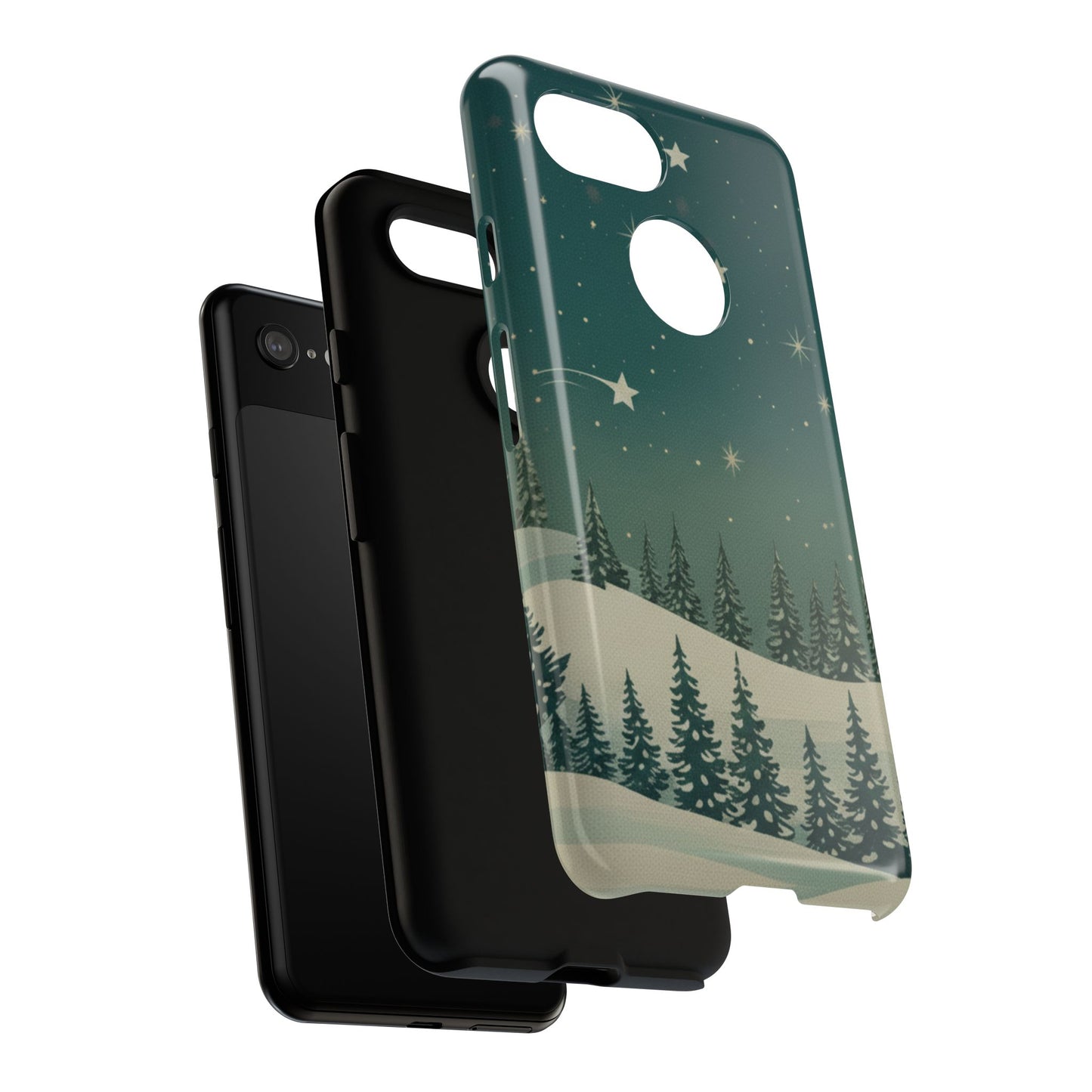 Winter Night Samsung Galaxy/Google Pixel Phone Case - Christmas Holiday Collection