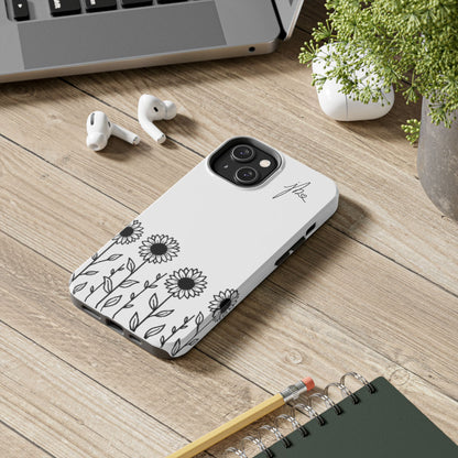 Tough Phone Case —Sunflower Signature Collection by Juli