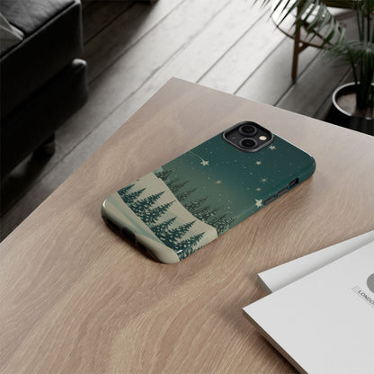 Winter Night Sky iPhone Case - Christmas Holiday Collection