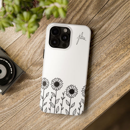Tough Phone Case —Sunflower Signature Collection by Juli