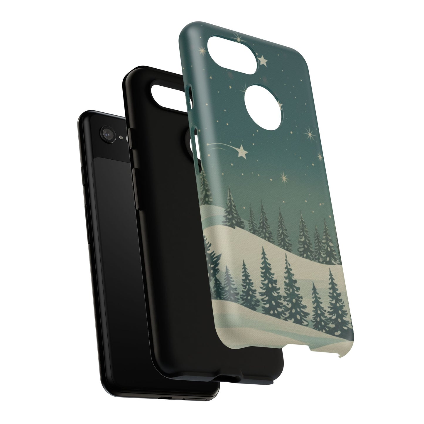 Winter Night Samsung Galaxy/Google Pixel Phone Case - Christmas Holiday Collection