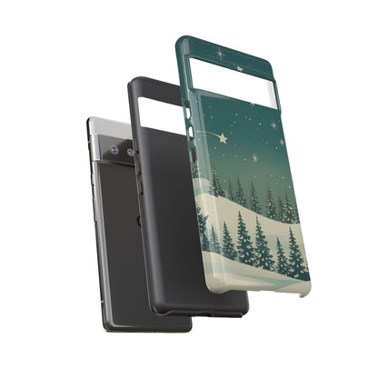 Winter Night Samsung Galaxy/Google Pixel Phone Case - Christmas Holiday Collection