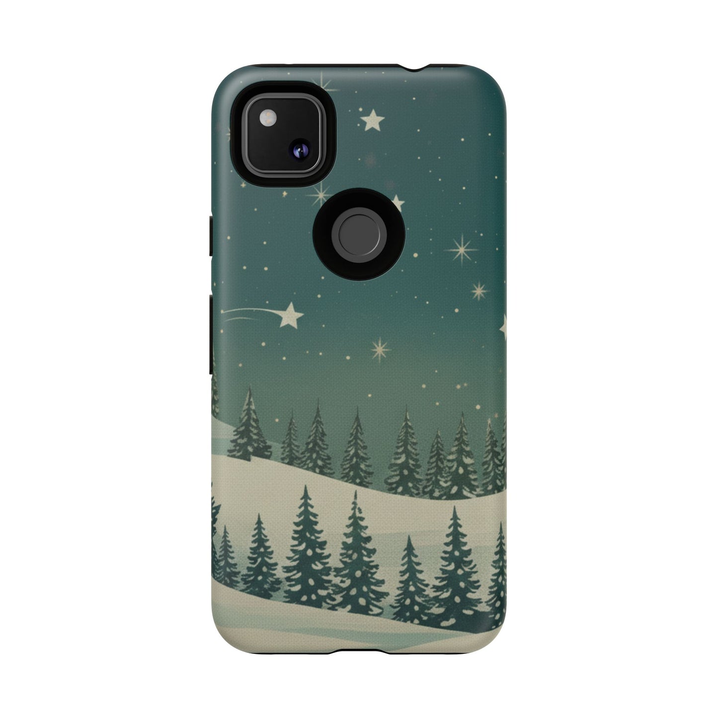 Winter Night Samsung Galaxy/Google Pixel Phone Case - Christmas Holiday Collection