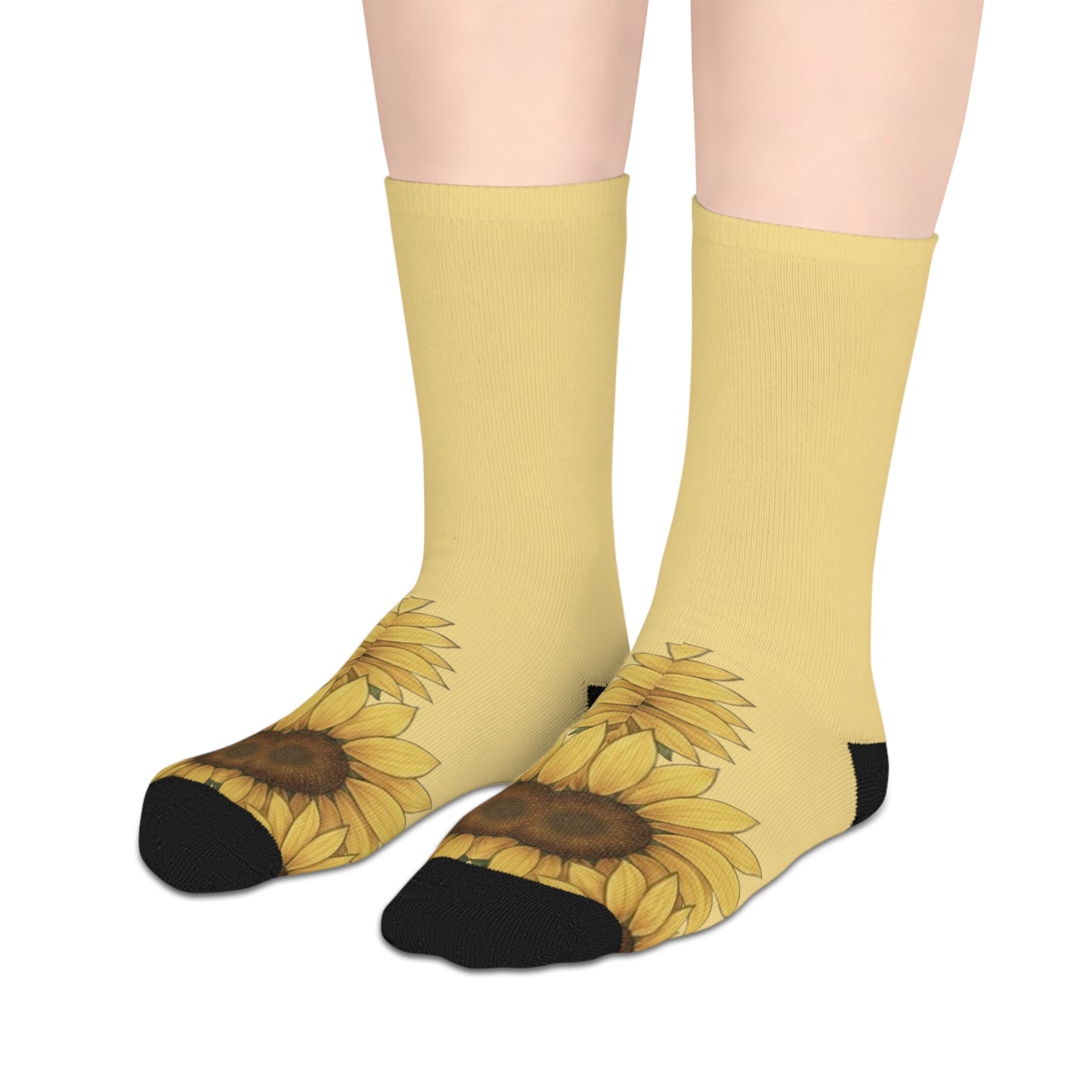 Toe Mid-Length Socks — Sunflower Signature Collection by Juli