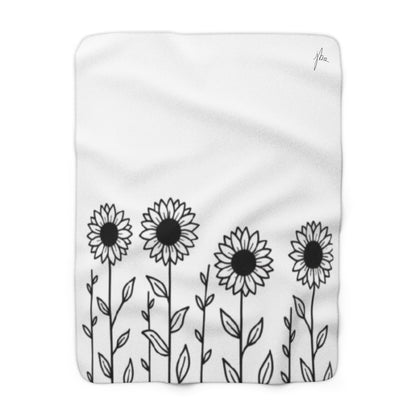 Sherpa Blanket – Sunflower Signature Collection by Juli