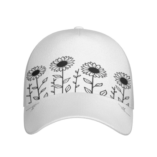 All-Over Print Peaked Cap with Box - Sunflower Signature Collection by Juli