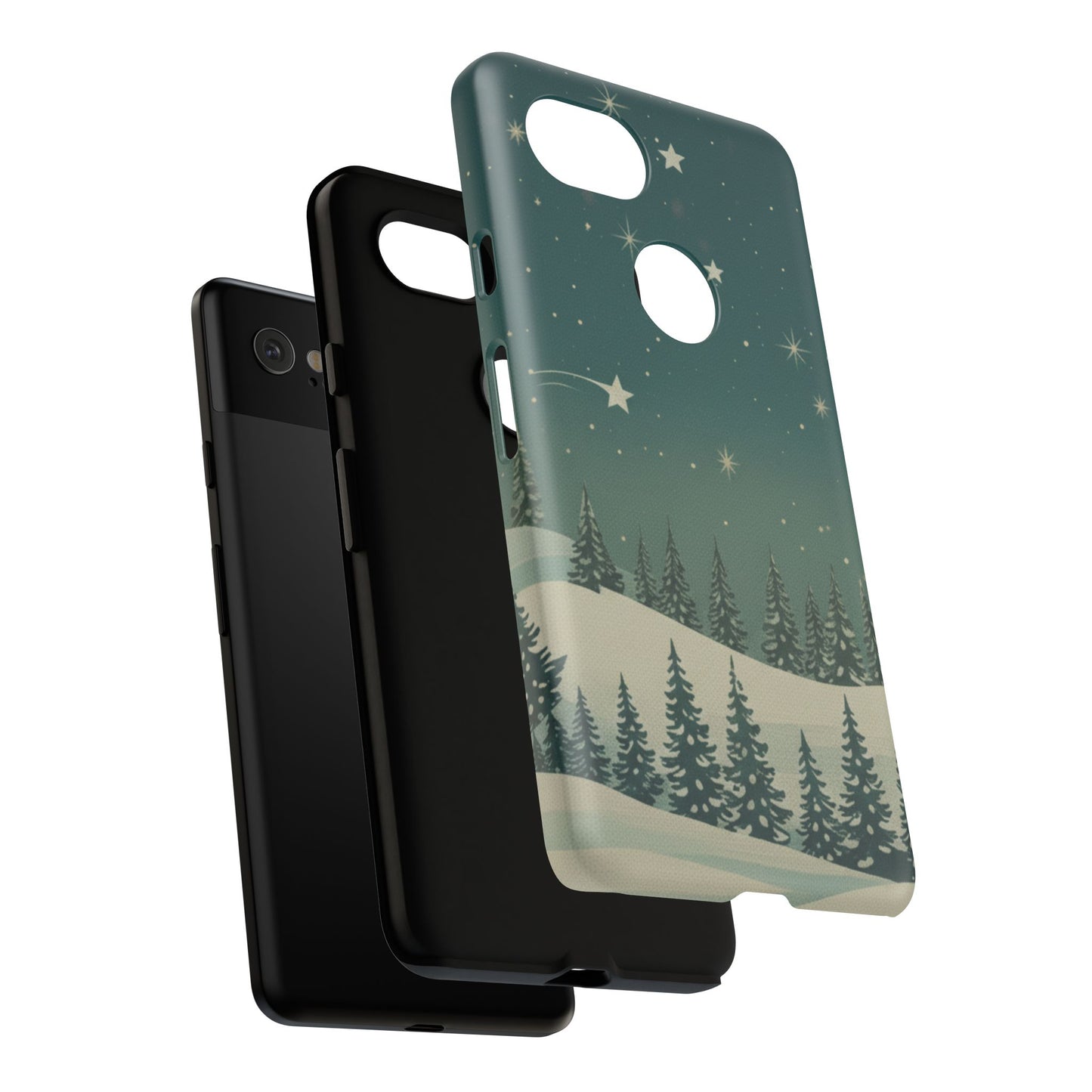 Winter Night Samsung Galaxy/Google Pixel Phone Case - Christmas Holiday Collection