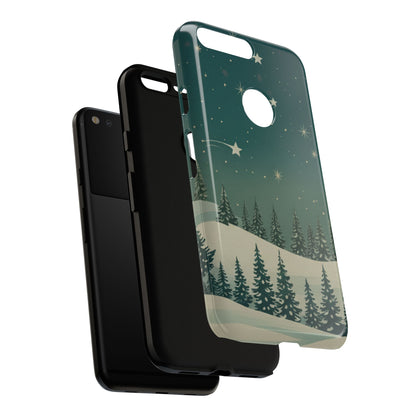 Winter Night Samsung Galaxy/Google Pixel Phone Case - Christmas Holiday Collection