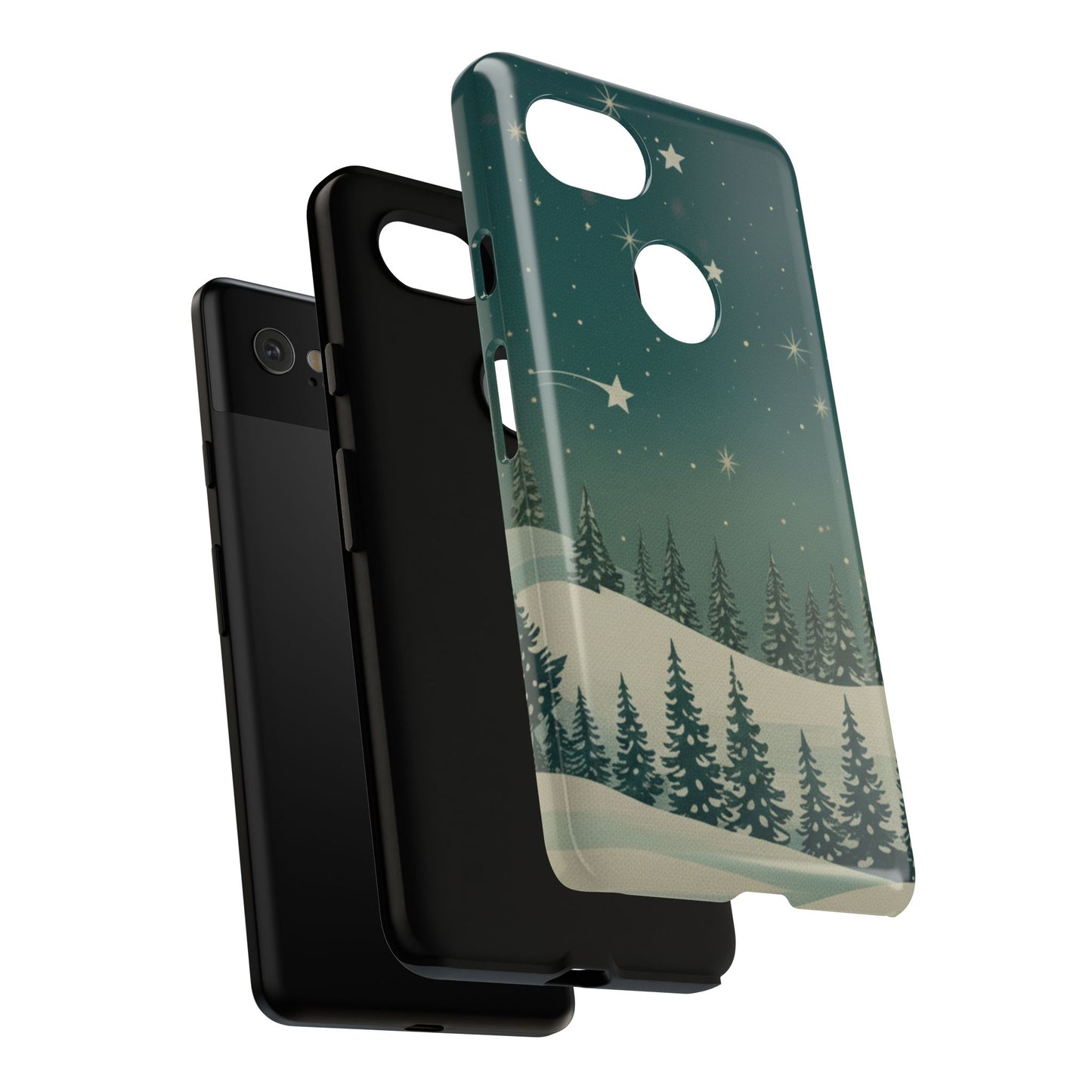 Winter Night Samsung Galaxy/Google Pixel Phone Case - Christmas Holiday Collection